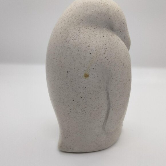 1978 Alva Studios Soapstone Penguin Figure Mid Century Modern Signed 5" x 2.5" - Picture 2 of 10